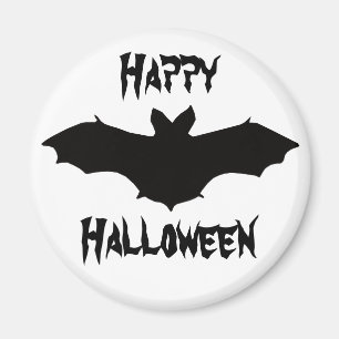 Halloween Black Fladdermus Magnet