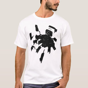 Halloween Bläck Flaska Black Cat T Shirt