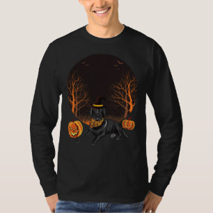 Halloween Black Labrador Retriever Witch H T Shirt