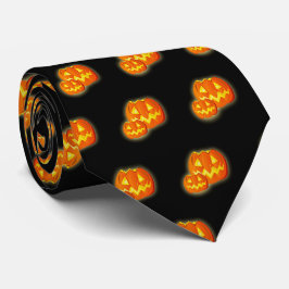 Halloween Black Orange Pumpkin Mönster Slips