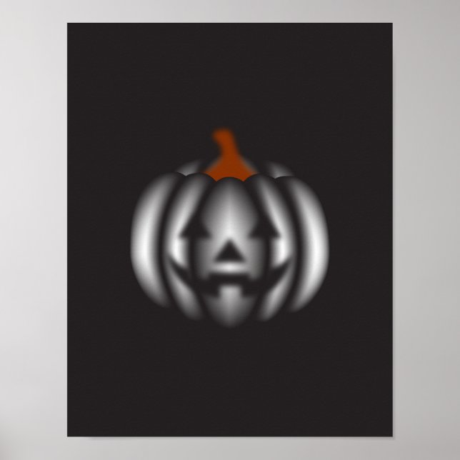 Halloween black pumpkin  poster (Framsidan)