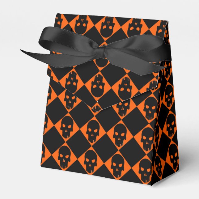 Halloween Black Skull-favoritruta Presentaskar (Framsidan Sidan)