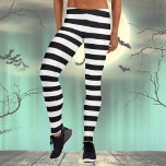 Halloween Black & White Costume Leggings<br><div class="desc">Halloween Black and white costume legings. Du kan klä dig som en häxa,  pantomime,  dömd/fånge.</div>