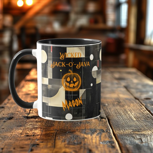 Halloween - Black Wicked Jack-o'-Java Pumpkin Mugg (Skapare uppladdad)