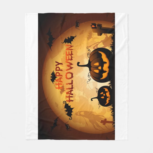 Halloween  blankets fleecefilt (Framsidan)