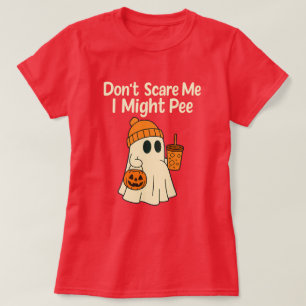 Halloween-blid för graviditetsannonsering Skräm mi T Shirt