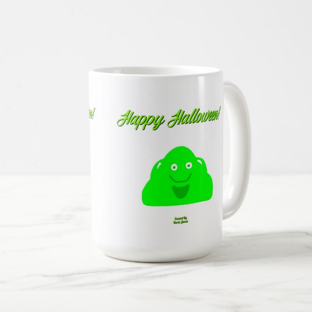 Halloween Blob-kaffe Mugg (Framsida höger)