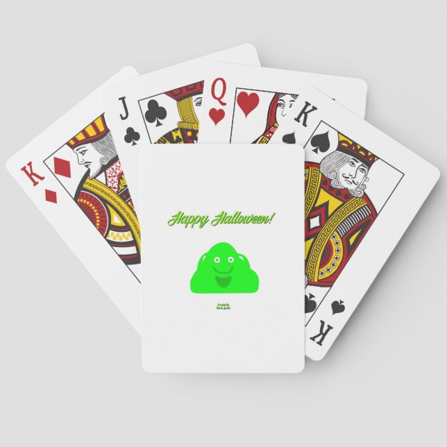 Halloween Blob-uppspelningskort Casinokort (Baksidan)