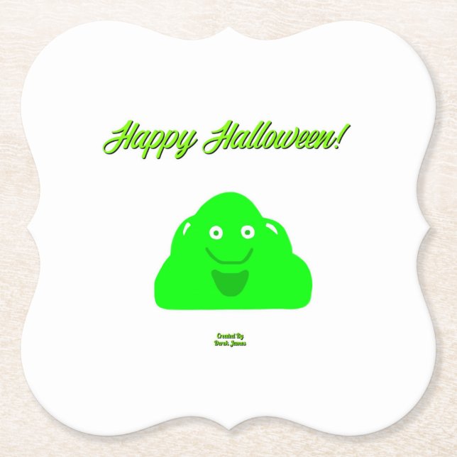 Halloween-blobparentes Papprare Underlägg Papper (Framsida)