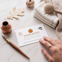 Halloween-blöja Lotteri Kort med Whimsy