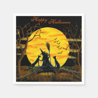 Halloween-blöjor "Patience,Halloween Nears" Pappersservett