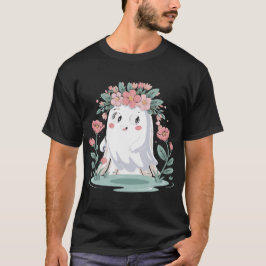 Halloween Blommigt Ghost Halloween Costume Girls T Shirt