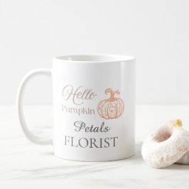 Halloween Blomsterbutik Företagets Varumärke Kaffemugg