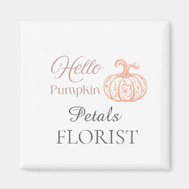 Halloween Blomsterbutik Varumärkesidentitet med Ha Magnet