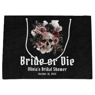 Halloween Blomsterlig Dödskalle Brud eller dö Brud