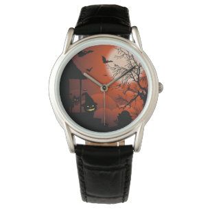 Halloween Bloody Moonlight Nightmare Armbandsur
