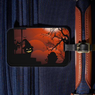 Halloween Bloody Moonlight Nightmare Bagagebricka