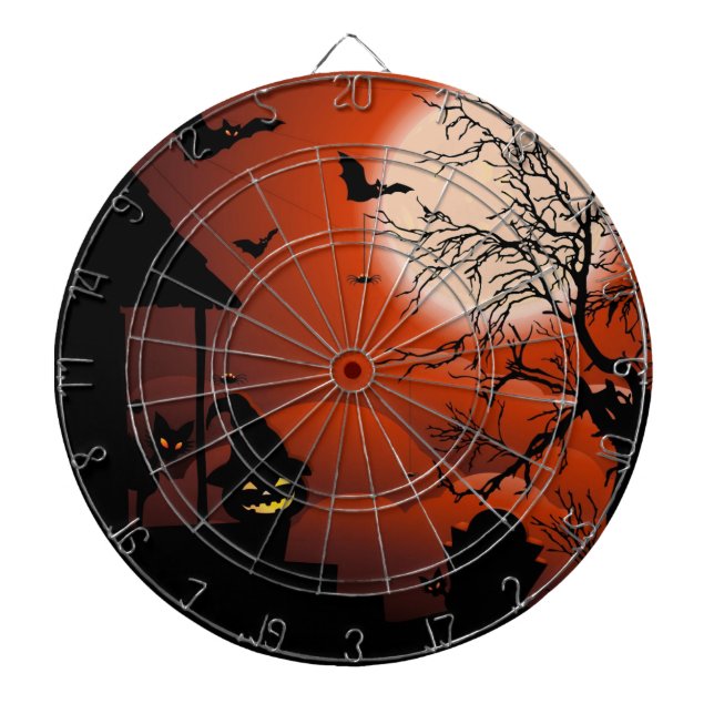 Halloween Bloody Moonlight Nightmare Darttavla (Framsidan)
