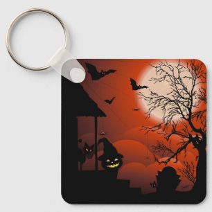 Halloween Bloody Moonlight Nightmare Nyckelring