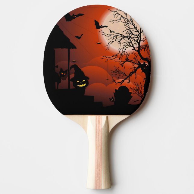 Halloween Bloody Moonlight Nightmare Pingisracket (Framsidan)