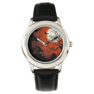 Halloween Bloody Moonlight Nightmare vaknar Armbandsur