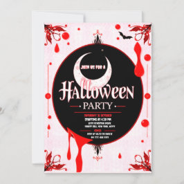 Halloween Bloody Party-inbjudan Inbjudningar