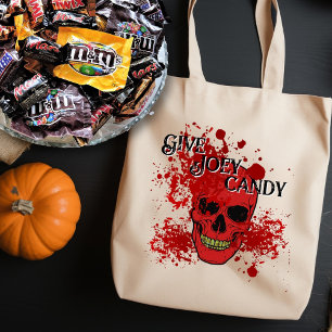 Halloween Bloody Skull Personlig Bag Tygkasse