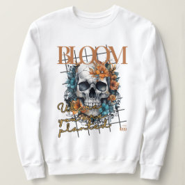 Halloween Bloom Skull T Shirt