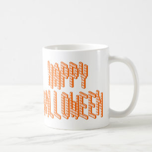 Halloween Blox-text Kaffemugg