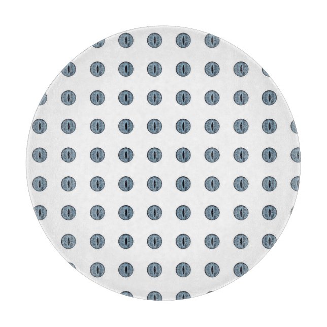 Halloween Blue Polka Dot Öga (Framsidan)