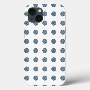 Halloween Blue Polka Dot Öga