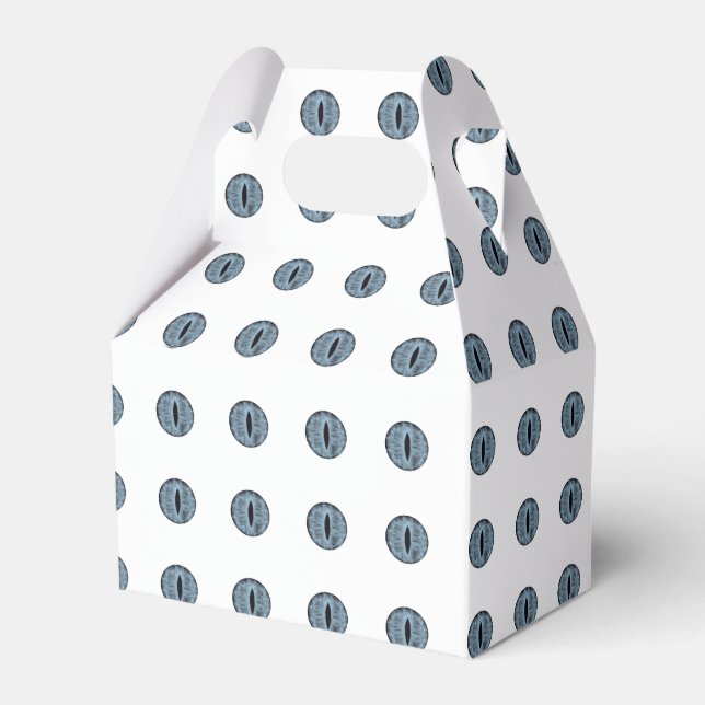 Halloween Blue Polka Dot Öga Presentaskar (Framsidan Sidan)