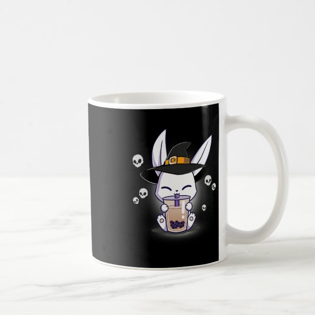 Halloween Bo Bunny Kawaii Anime Witch Bunny Bo Kaffemugg (Höger)