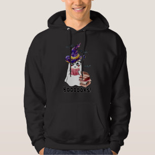 Halloween Böcker Spök Läsning Bö Läs Böcker Lib Hoodie