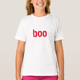 Halloween bode röda, jävla skrämmande barn t shirt