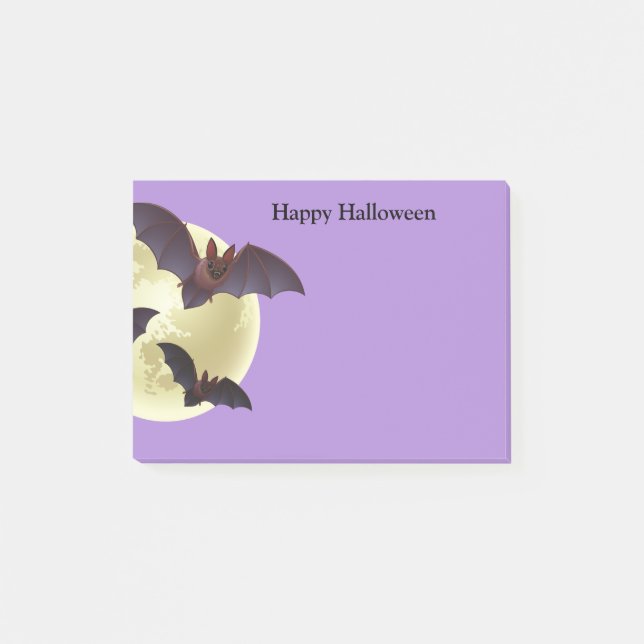 Halloween-bokanteckningar Post-it Block (Framsida)
