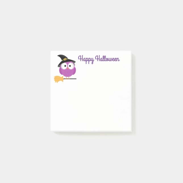 Halloween-bokanteckningar Post-it Block (Framsida)