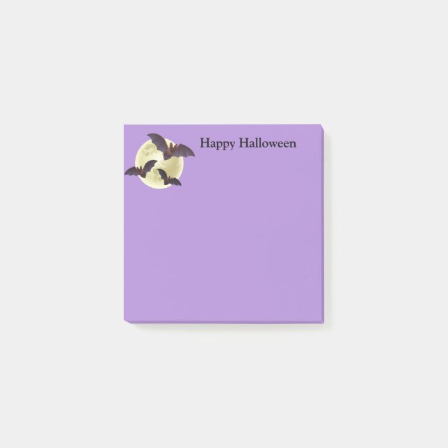 Halloween-bokanteckningar Post-it Block (Framsida)