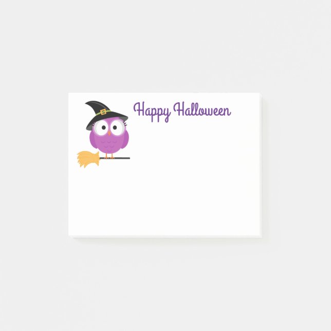 Halloween-bokanteckningar Post-it Block (Framsida)