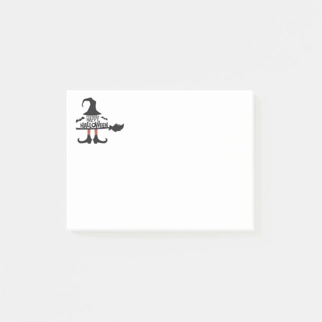 Halloween-bokanteckningar Post-it Block (Framsida)