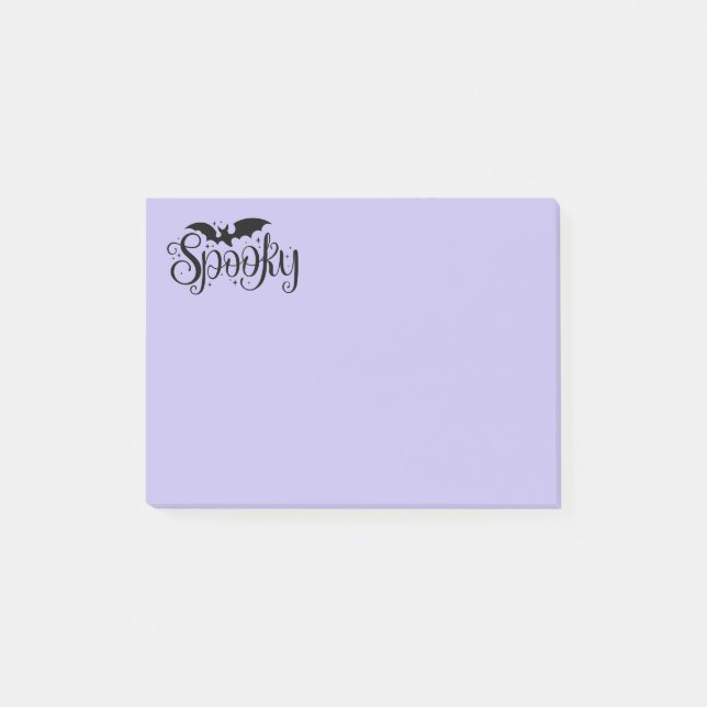Halloween-bokanteckningar Post-it Block (Framsida)