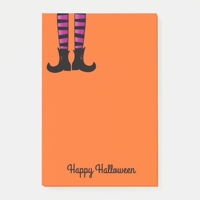 Halloween-bokanteckningar Post-it Block (Framsida)
