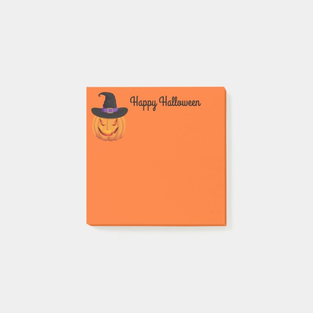 Halloween-bokanteckningar Post-it Block (Framsida)