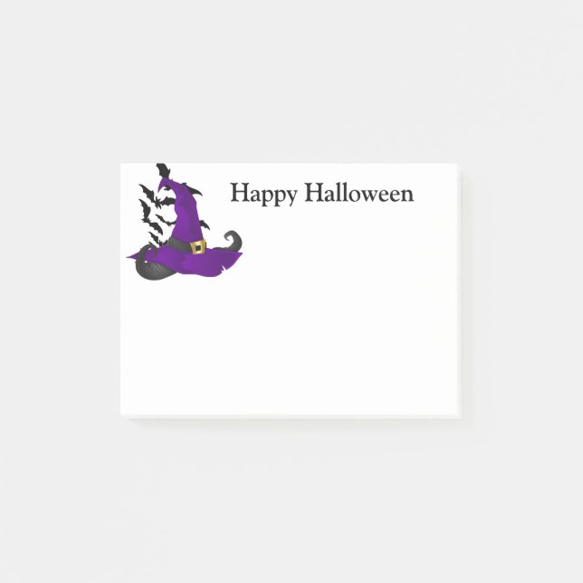 Halloween-bokanteckningar Post-it Block (Framsida)