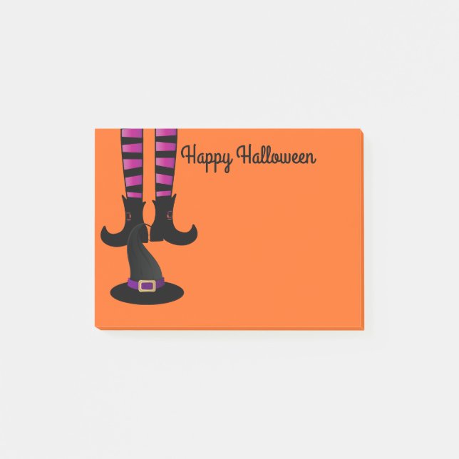 Halloween-bokanteckningar Post-it Block (Framsida)