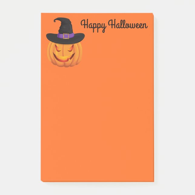 Halloween-bokanteckningar Post-it Block (Framsida)