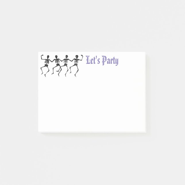 Halloween-bokanteckningar Post-it Block (Framsida)