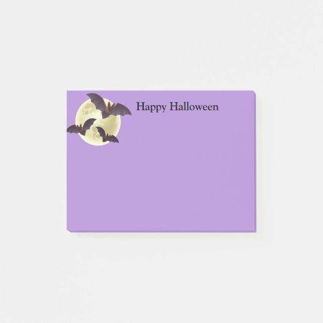 Halloween-bokanteckningar Post-it Block (Framsida)