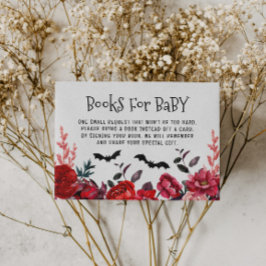 Halloween Bokar för Baby Blommor Baby Shower Tilläggskort