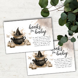 Halloween Bokar för Baby Neutralt Baby Shower Tilläggskort